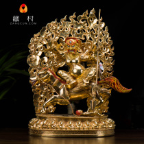 Buddhist Secret Mercy Pendulum in Nepal Bronze All-rou Golden Tomaver Statue 10 inch Buddha statue