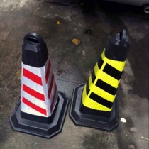 PVC no parking road cone square cone reflective cone roadblock cone ice cake bucket parking warning column cone traffic safety cone