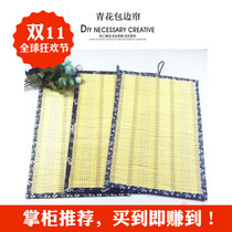 New Kindergarten Decorative Blue and White Porcelain Series Retro Pendant Hanging Ethnic Printing Bamboo Corridor Wall Decoration