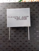  HJC Huarong FILM CAPACITOR 475J K 4 7UF 630V FOOT DISTANCE 37 5MM