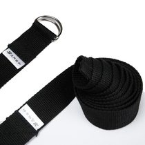 Yuanyang Yoga High Quality Professional Yoga Accessories Cotton Stretch Belt Yoga Rope Stretch Belt Black