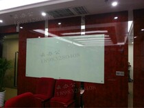 Advanced ultra-white glass whiteboard custom hanging magnetic glass blackboard Chongqing factory installation