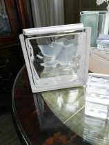 Import Spain Bormioti ultra white brick Europe CE safety certified glass brick partition background wall 190mm