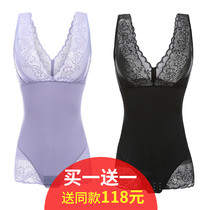Traceless ultra-thin fat-burning body clothing waist waist lifting hip postpartum slimming artifact body shaping inner clothes women