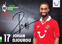 Juru Hannover 96 2012-13 season autograph official card star card