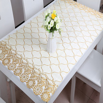 Waterproof table cloth Art table cloth tablecloth PVC oil-proof table mat Coffee table mat Soft glass plastic TV cabinet tablecloth