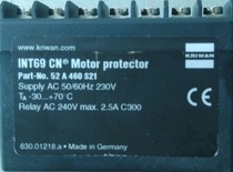 INT69CN standard motor protection module Germany KRIWAN new product