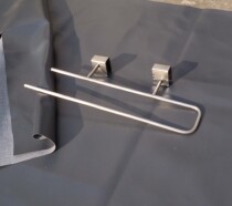 Chi-square tube stainless steel roller skates display stand Outdoor skates display shoe holder Roller skates display stand shoe holder