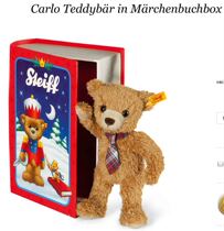 Germany steiff 23 cm 109942carlo in marchenbuchbox Teddy Bear High-end Gift