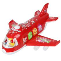  New childrens puzzle early education electric toy airplane Airbus airliner learning function Music flash lift