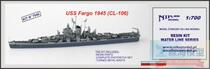 Niko 7046 1 700 WWII US Navy Light Cruiser USS Fargo (CL-106) 1945