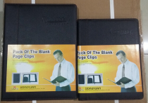 Red edge business notebook binder notepad leather diary A5 20 holes B5 26 holes