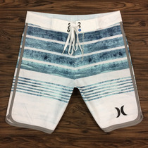 Fitness competition pants mens quick-drying beach pants loose large size casual pants printed striped five-point pants summer surf pants