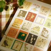 Korean cute sticker little Prince folding stamp decoration sticker DIY diary hand account material 4