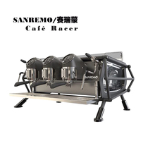 SANREMO RACER double head three head electric control Italian semi automatic coffee machine imported from Italy