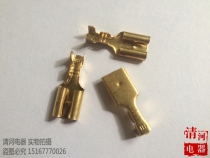 6 3 Reed Terminal 6 3 Flat Plate with Point Reed Terminal Cold Press Terminal Plug Copper