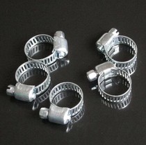 Stainless steel throat hoop clamp hoop gas pipe clamp buckle water pipe fastening gas accessories hose clamp