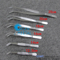 Stainless steel toothed belt tooth tweezers Bending Mouth Elbows 12 12 5 14 14 16 18 20 25cm 25cm Tweezers