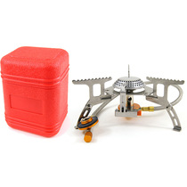 Outdoor picnic coal steam stove stove electronic ignition split stove folding camping cookware energy saving and safety