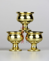 Haixin Buddha Buddha supplies Gold pure copper stainless steel liner Water purification cup Water cup Holy water cup for cup