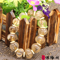 Foyuan Pavilion Pure Natural Liao Dynasty White Old Crystal Melon Beads Bracelet Melon Beads Crystal Bracelet Coconut Shell Partition