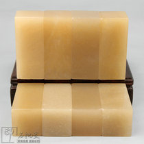 3x3x7cm Practice seal material Seal stone Seal material Seal stone Liaoning Dandong frozen stone Shoushan stone