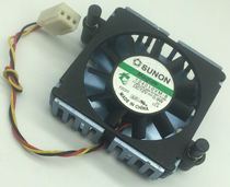 Original 124010VM-8 12V 0 9W diagonal hole distance 55MM Jianzhun 3-wire motherboard chip radiator