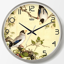 Medin fashion wall clock living room office simple silent clock Wall watch creative quartz clock calendar D495