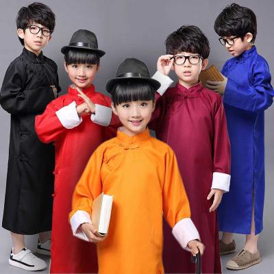 Children sound performing clothes coat sound coat of five or four nationwide shirt gown underwear campus boy monk clothes