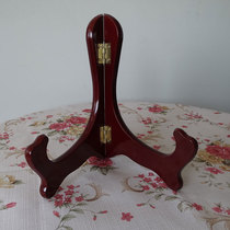 Grain paste painting handmade DIY seed painting plate bracket transparent bracket and imitation solid wood bracket