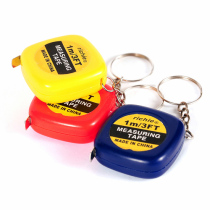 Convenience mini keychain 1 meter tape measure