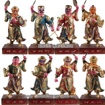 16-inch eight families will catch evil and drive away evil town house home Buddha hall religious Taoist statue resin Dunhuang crafts