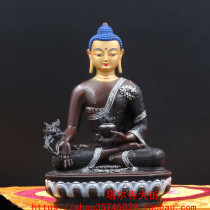 Brass Cage Silver lettering pharmacist Buddhas self-Tartal temple size Seven inches (21 cm) has been loaded with mascots