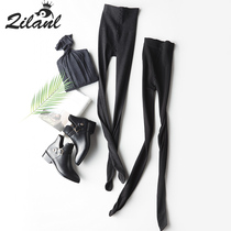 Autumn and winter self-heating super elastic high waist belly velvet thick leggings Pantyhose Thin leg all-in-one pants Stretch pants