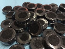 Manufacturer direct selling pure cotton bamboo charcoal compressed mask paper disposable black mask paper film 100 grain button mask