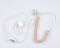 Special Price walkie-talkie headset RDJ transparent elastic curve soft in-ear hanging anti-noise K head Universal