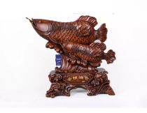 Lucky double dragon fish decoration large gold and silver full warehouse atmosphere opening gift home living room decoration decoration fish