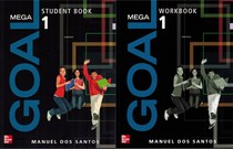 American McGraw-Hill Middle School English Mega Goal 1 student with book (2CD) practice book set