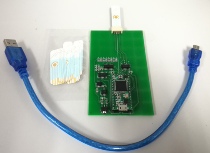 Electrochemical constant pressure current detection development platform sends two pieces of gold electrode superior machine real-time waveform display