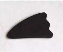 Authentic natural black scraper plate triangle thickened Beauty Slimming head scraping board