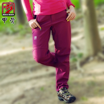 Oracle keelock female outdoor elastic soft shell assault pants waterproof windproof fleece warm wear-resistant