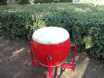 18-inch 1 8 feet diameter 60cm 50cm high head layer cowhide drum high red drum log drum