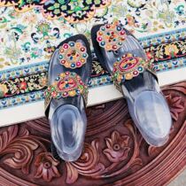 New sun flower sandals by hand in hand in Pakistan