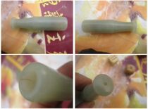 Qingdai and Tian Baiyu Jade Cigarette Holder Warm Moisturizing Oil Greasy Old and Tian jade pendant accessories Huangpi