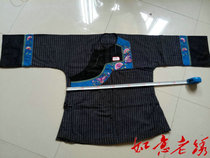 Old embroidery pieces old embroidery clothes Miao embroidery clothes pine and peach embroidery tops 115