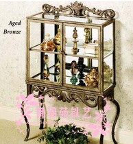 yGZ005 European-style iron boutique showcase shelf Shelf shelf antique display shelf bookshelf antique display shelf file rack