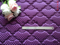 European-style embroidery embroidery leather belt sponge pu fabric Anti-theft door wardrobe background wall Tatami decorative leather material