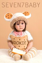 Photo studio new childrens theme clothing clothing blanket 100-day-old photography baby photo set send background