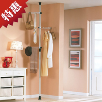  Towering hanger Creative coat rack Hanger floor-to-ceiling bedroom household combination cloakroom simple shelf