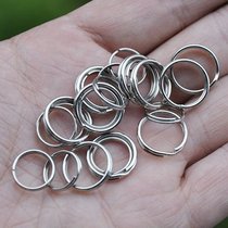 Little Keyring Fan Stainless Steel Ring Key Ring Circular Key Ring Accessories DIY Accessories 12mm 15mm